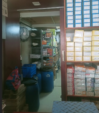 Warehouse Stock Racks at Sri Karigiri Electricals